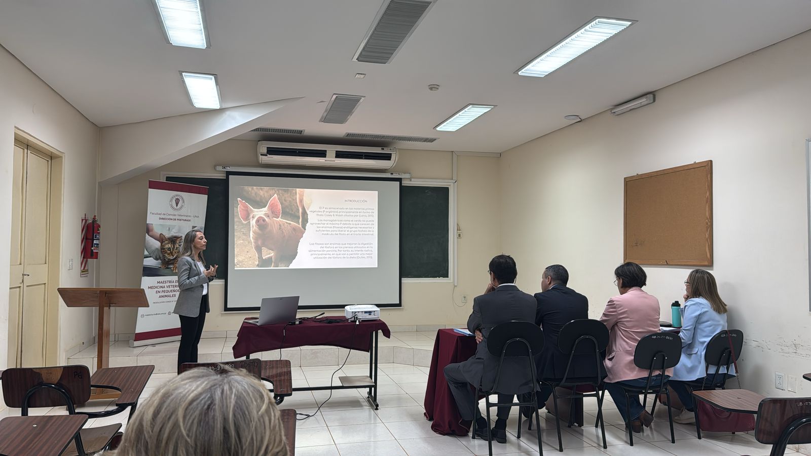 DEFENSA DE TESIS DE MAESTRÍA EN NUTRICIÓN Y ALIMENTACIÓN ANIMAL EN LA FCV-UNA