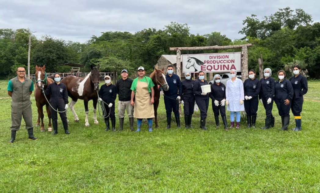ESTUDIANTES DEL TERCER AÑO REALIZAN SALIDA DE CAMPO EN LA GRANJA DIDÁCTICA EXPERIMENTAL DE LA FCV UNA, FILIAL CONCEPCIÓN