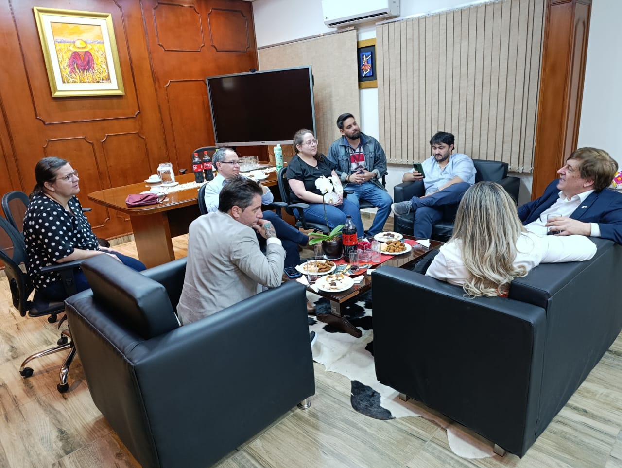 LA FCV-UNA RECIBIÓ LA VISITA INSTITUCIONAL DE AUTORIDADES DEL CONICET DE ARGENTINA