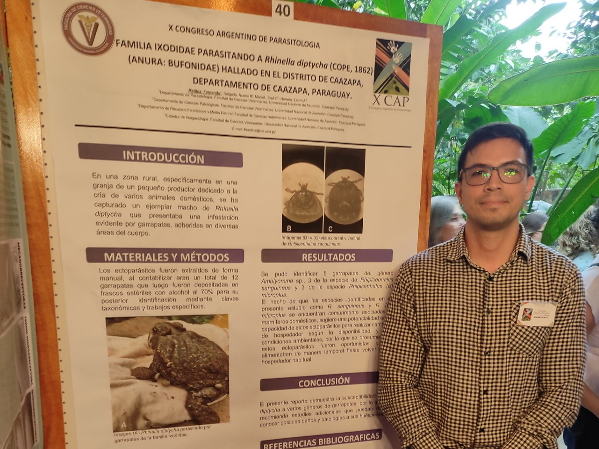 LA FCV UNA, FILIAL CAAZAPÁ, PARTICIPÓ EN EL X CONGRESO ARGENTINO DE PARASITOLOGÍA