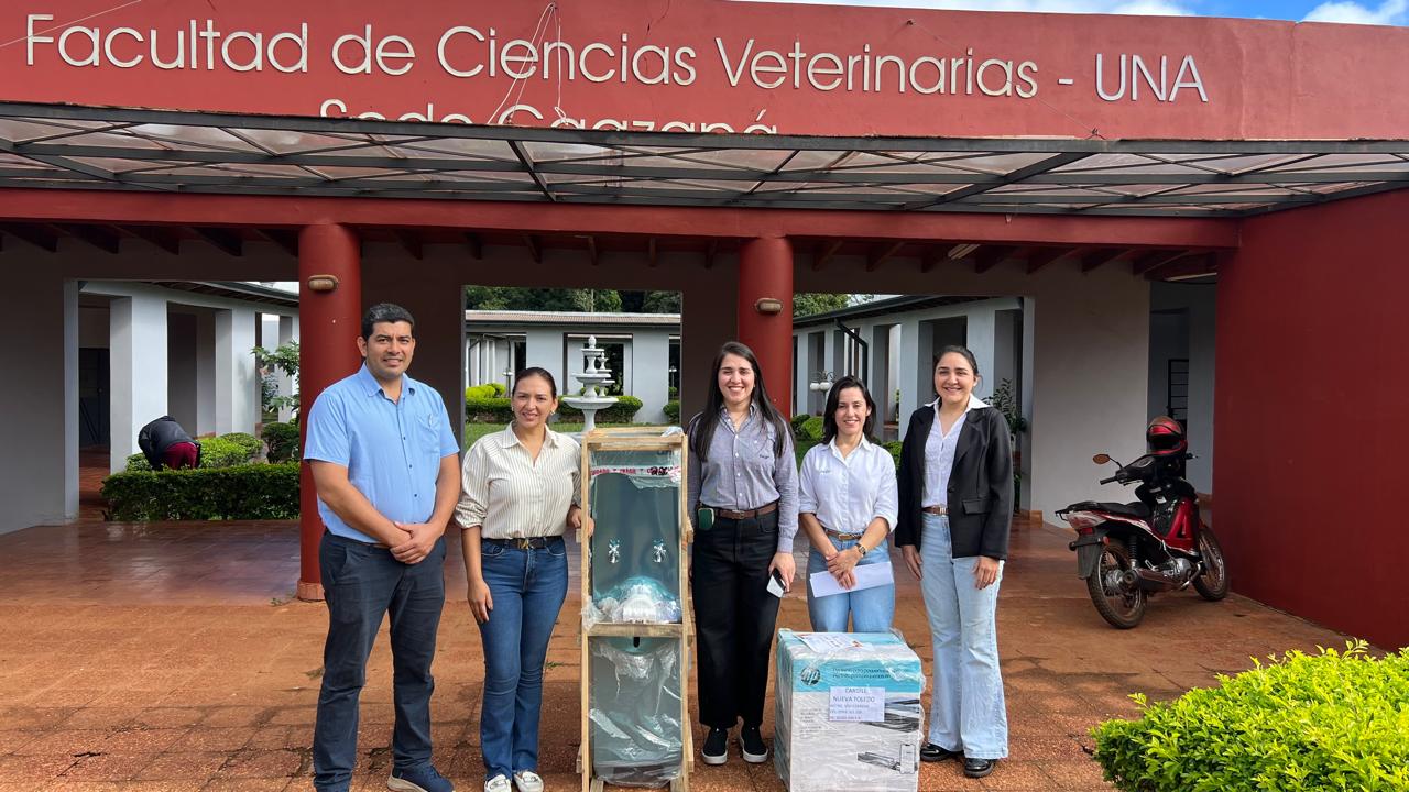 LA FCV UNA, FILIAL CAAZAPÁ, RECIBIÓ DONACIONES POR PARTE DE LA EMPRESA CARGILL