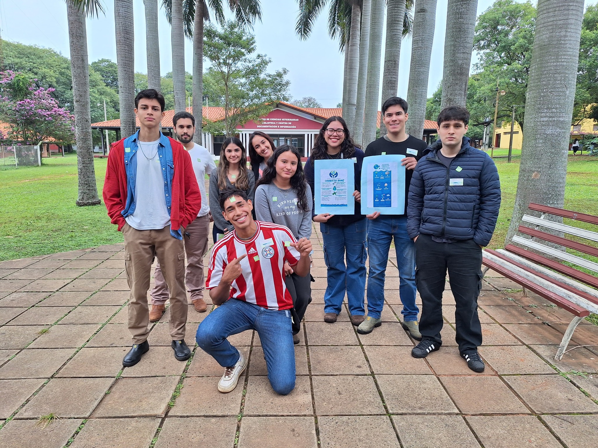ESTUDIANTES DE LA FCV UNA REALIZAN JORNADA DE CONCIENTIZACIÓN AMBIENTAL