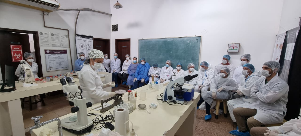 CLASE PRÁCTICA DE PARASITOLOGÍA AVANZADA FORTALECE FORMACIÓN EN LA MAESTRÍA DE SANIDAD ANIMAL