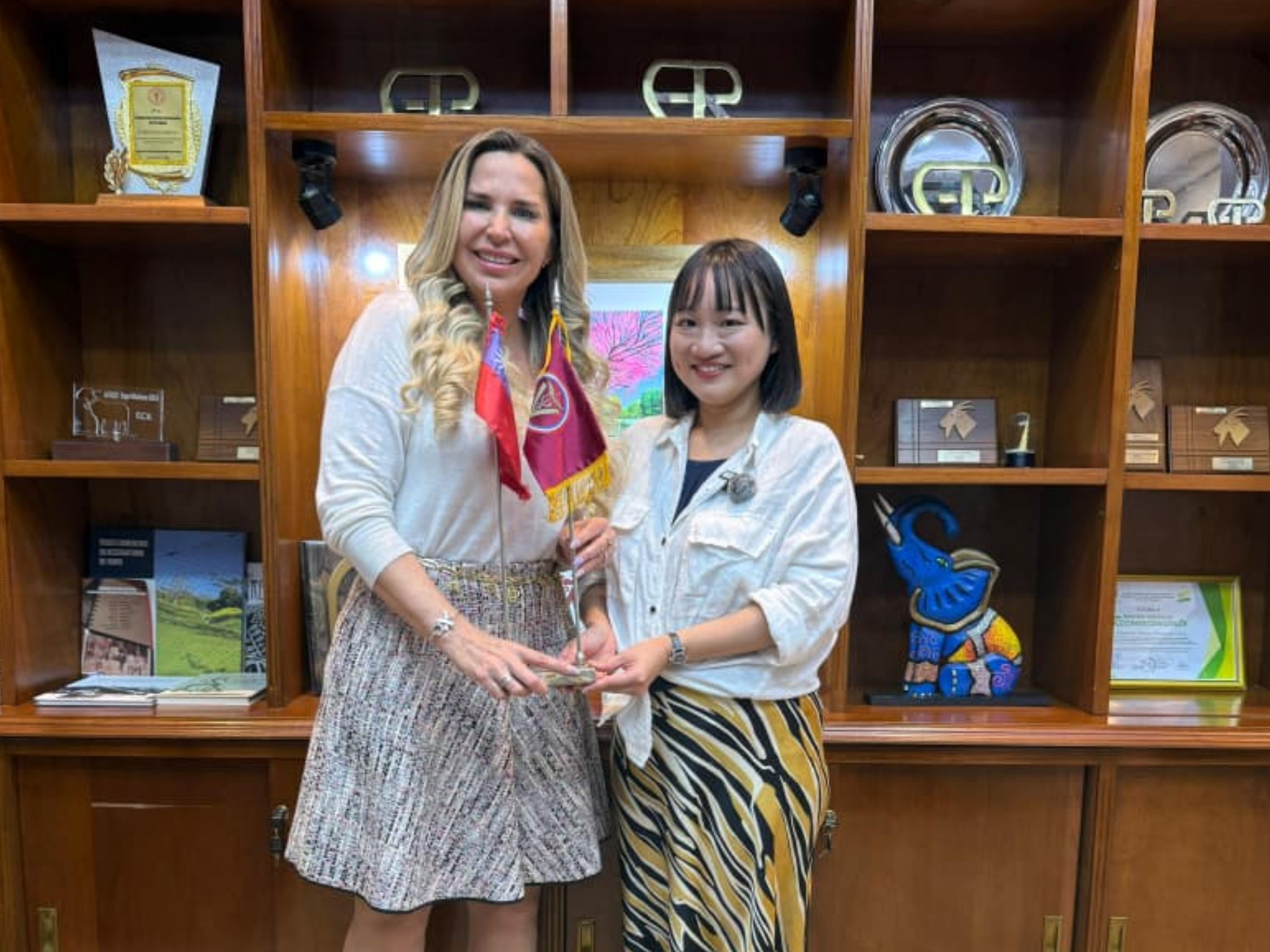 DELEGACIÓN DE LA ICDF-TAIWÁN Y CREADORES DIGITALES INTERNACIONALES VISITARON EL DEPARTAMENTO DE ACUICULTURA DE LA FCV-UNA