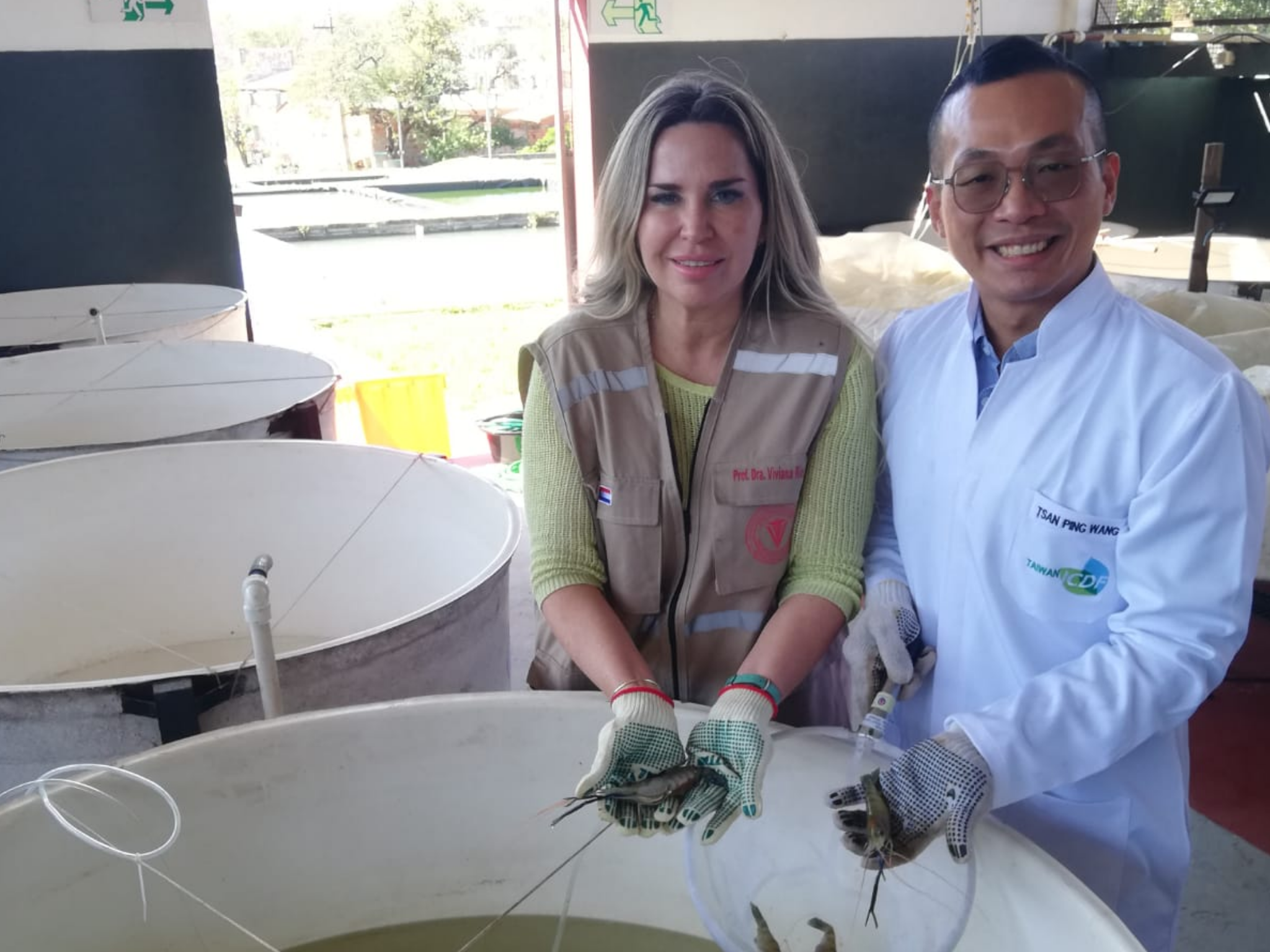 INAUGURACIÓN OFICIAL DE LA TEMPORADA DE REPRODUCCIÓN DE CAMARÓN DE AGUA DULCE EN LA FCV-UNA