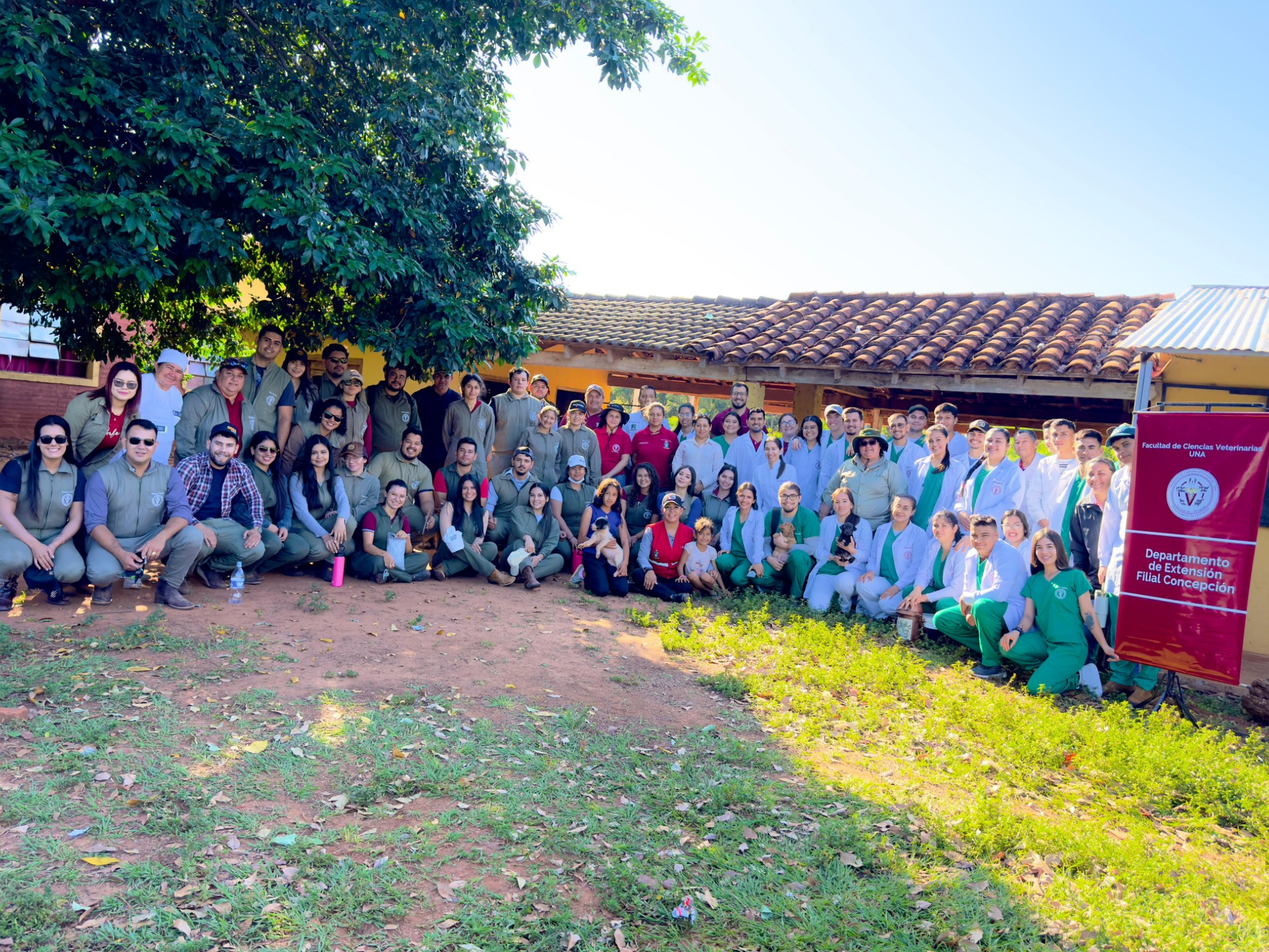 LA FCV UNA, CONCEPCIÓN IMPULSÓ JORNADA DE SERVICIOS VETERINARIOS EN EL NORTE DEL PAÍS