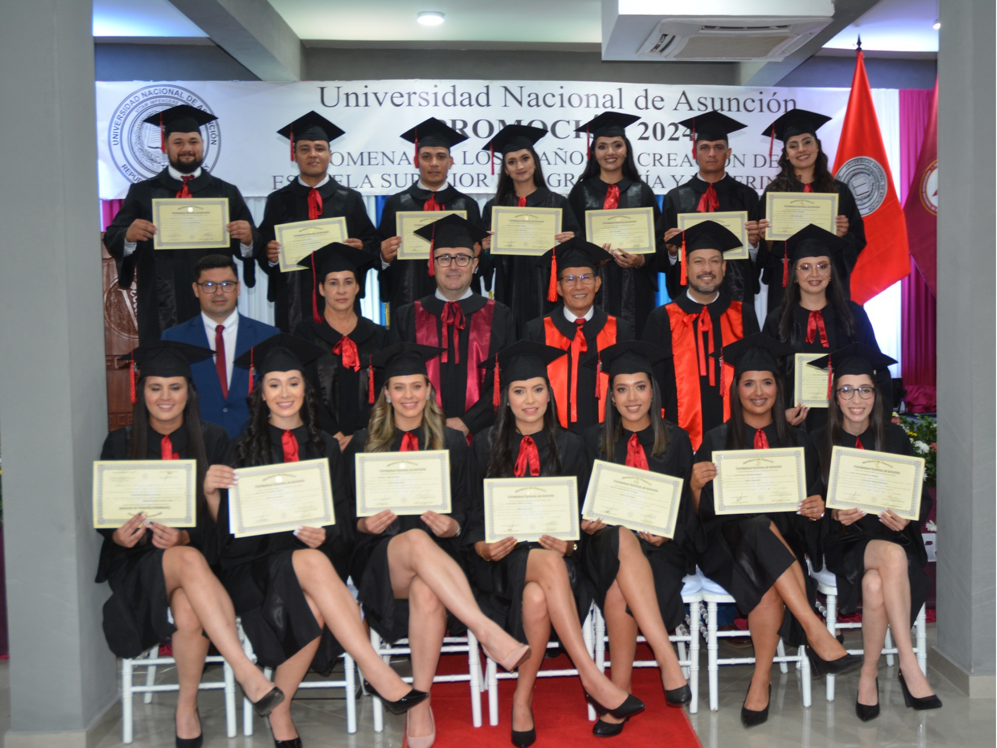 EGRESAN NUEVOS MÉDICOS VETERINARIOS DE LA FCV-UNA EN SAN ESTANISLAO