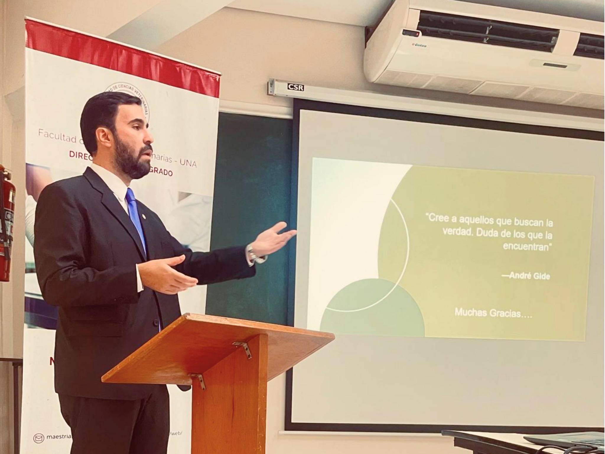 PRESENTACIÓN Y DEFENSA DE TESIS DE MAESTRÍA EN FCV UNA