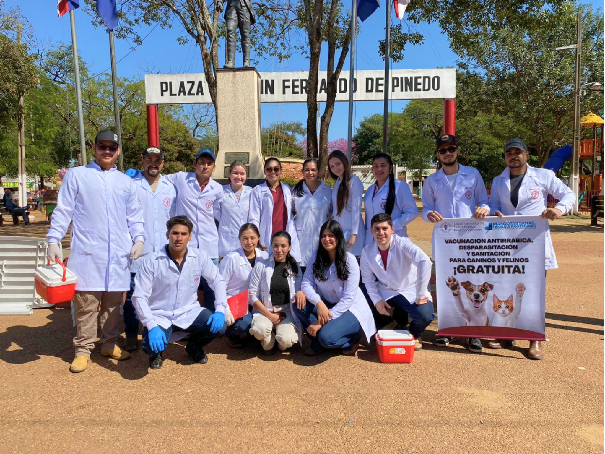 ESTUDIANTES DE LA FCV UNA CONCEPCIÓN IMPULSAN CAMPAÑA COMUNITARIA SOBRE ZOONOSIS