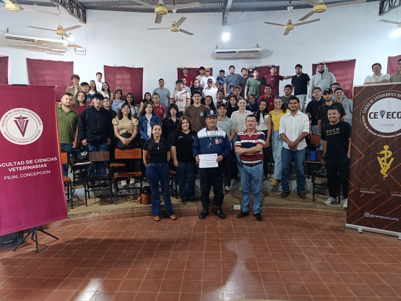 CULMINÓ EL CICLO DE CHARLAS FORMATIVAS EN LA FCV-UNA, FILIAL CONCEPCIÓN