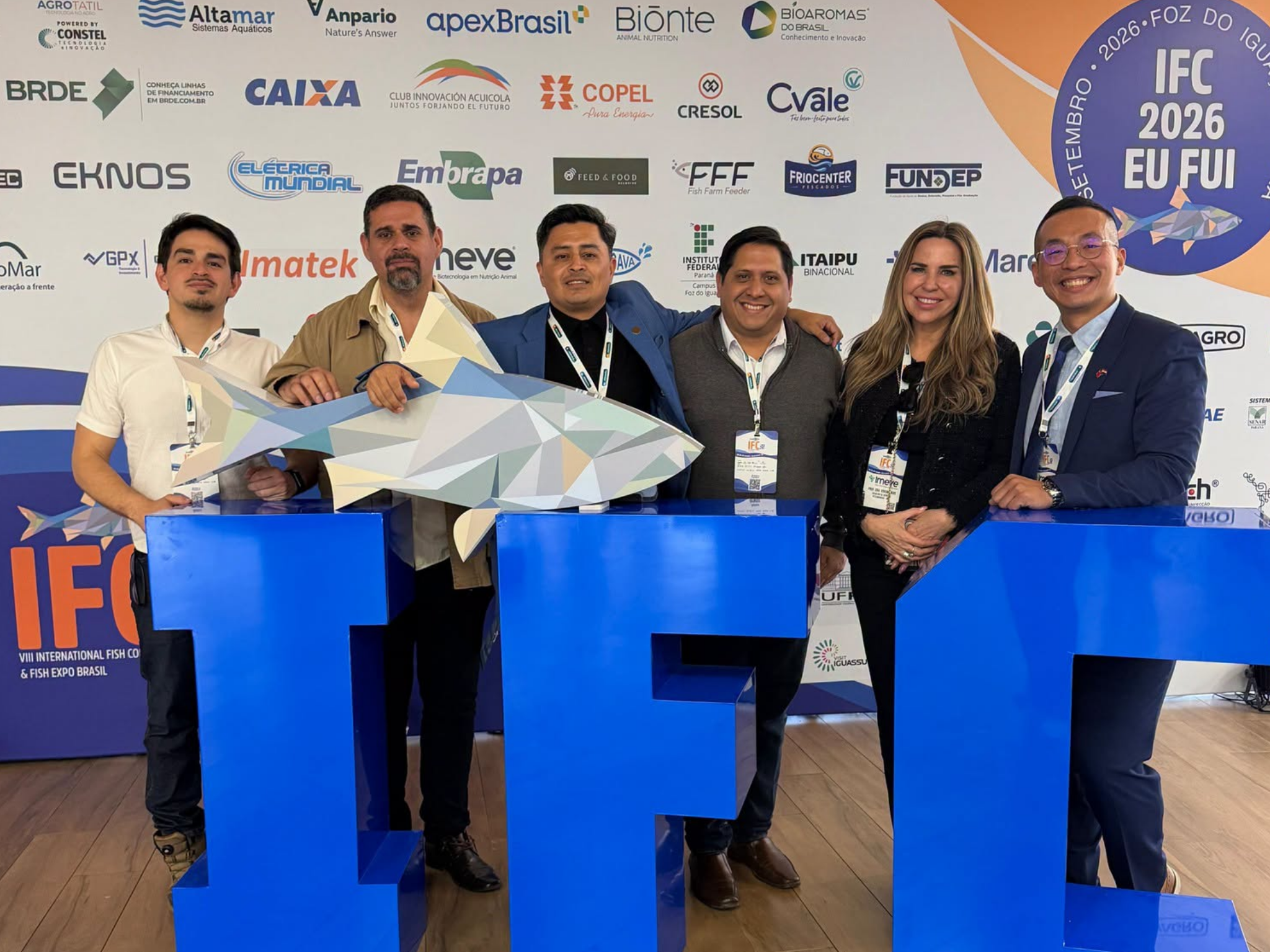 LA FCV-UNA PARTICIPÓ DEL IFC BRASIL 2026, PRINCIPAL ENCUENTRO DE ACUICULTURA DE AMÉRICA LATINA