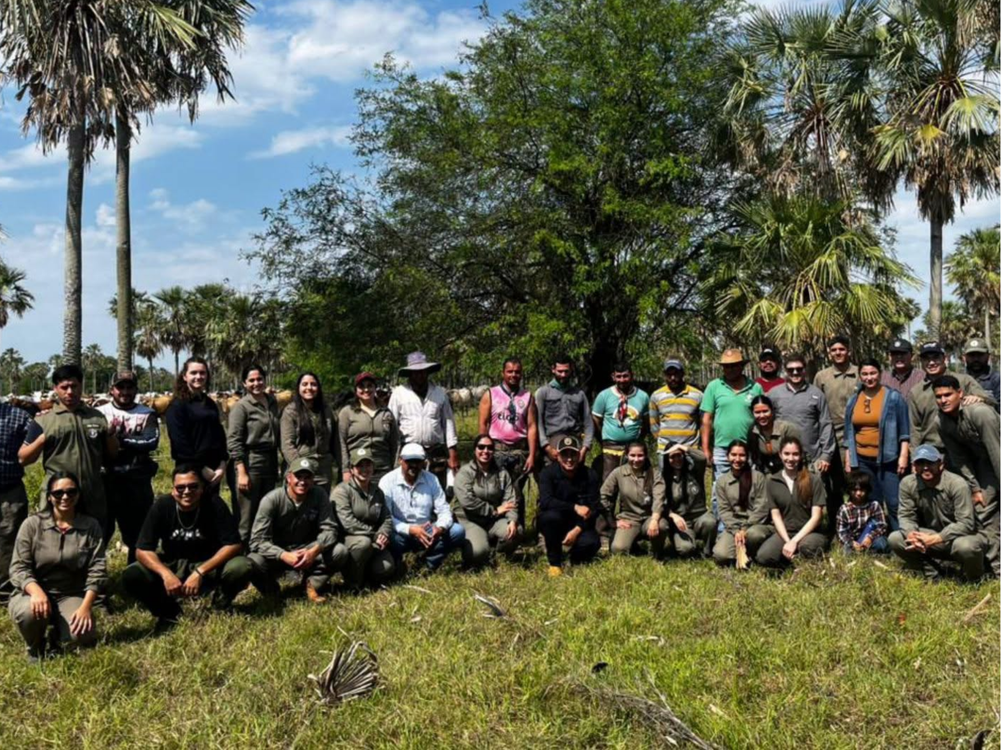 ESTUDIANTES DE LA FILIAL CAAZAPÁ REALIZARON SALIDA DE CAMPO A UNA ESTANCIA DEL CHACO