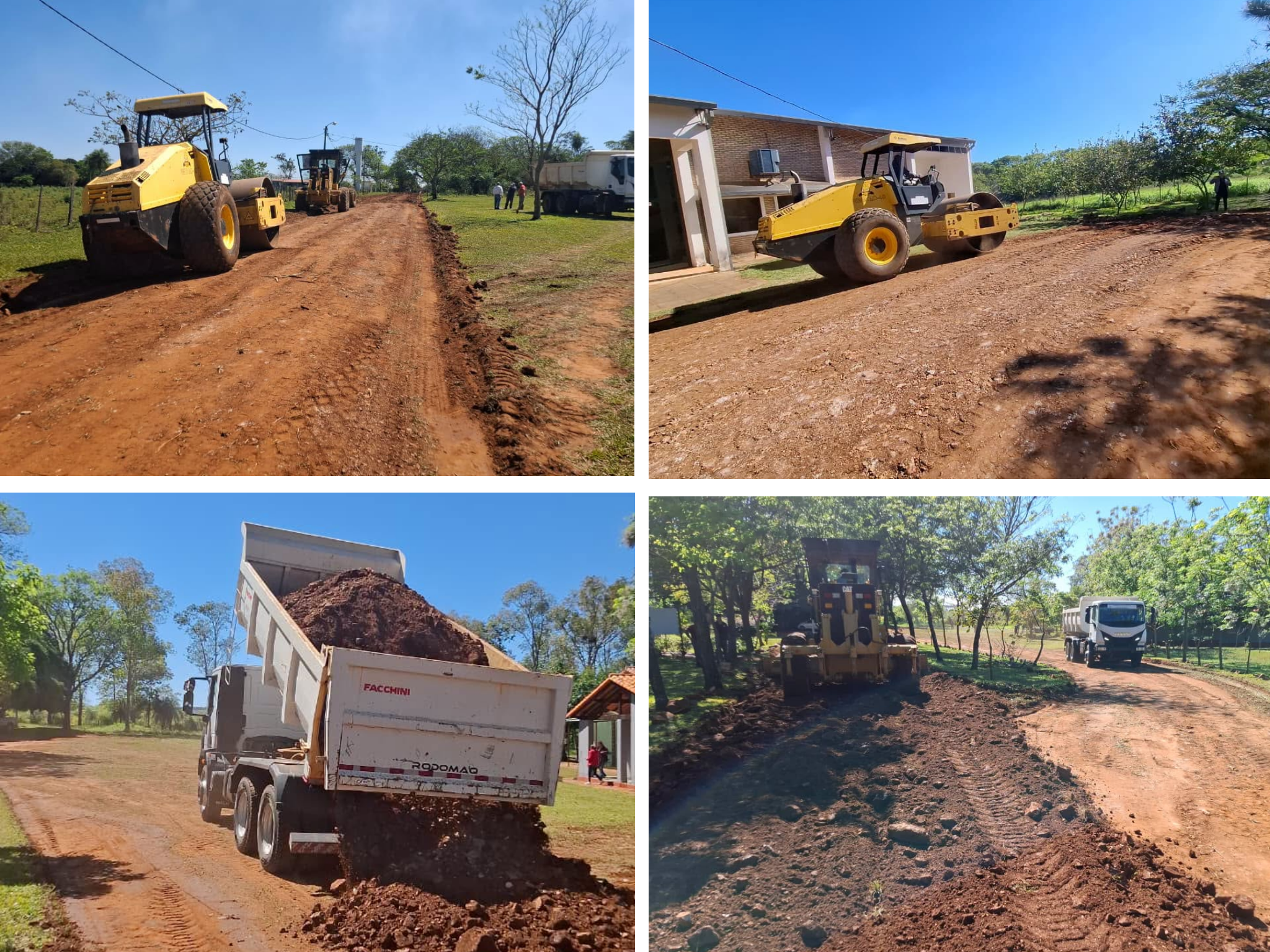 AVANZAN TRABAJOS DE MEJORAMIENTO DE CAMINOS EN LA FCV-UNA, MISIONES
