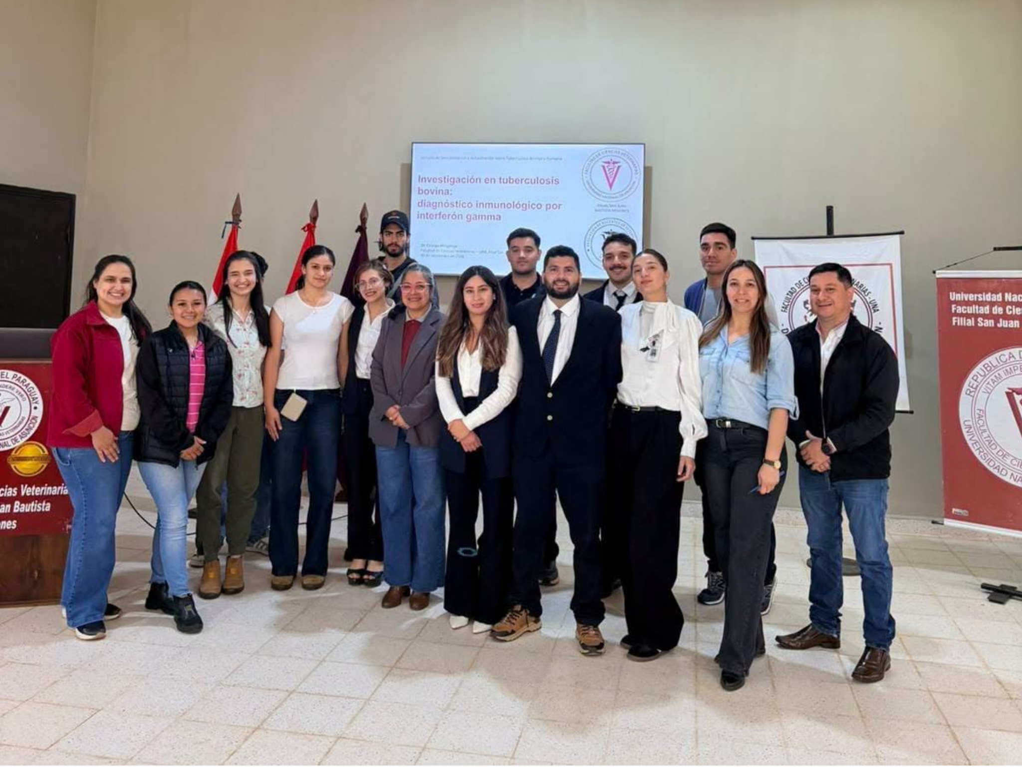 FCV-UNA FILIAL SAN JUAN BAUTISTA REALIZÓ CON ÉXITO LA JORNADA DE SENSIBILIZACIÓN Y ACTUALIZACIÓN SOBRE TUBERCULOSIS ANIMAL Y HUMANA