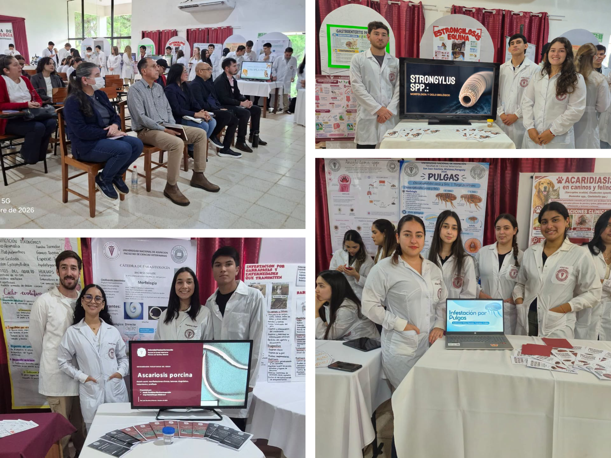 LA FCV-UNA REALIZÓ LA PRIMERA JORNADA DE PARASITOLOGÍA EN SU FILIAL DE SAN JUAN BAUTISTA, MISIONES